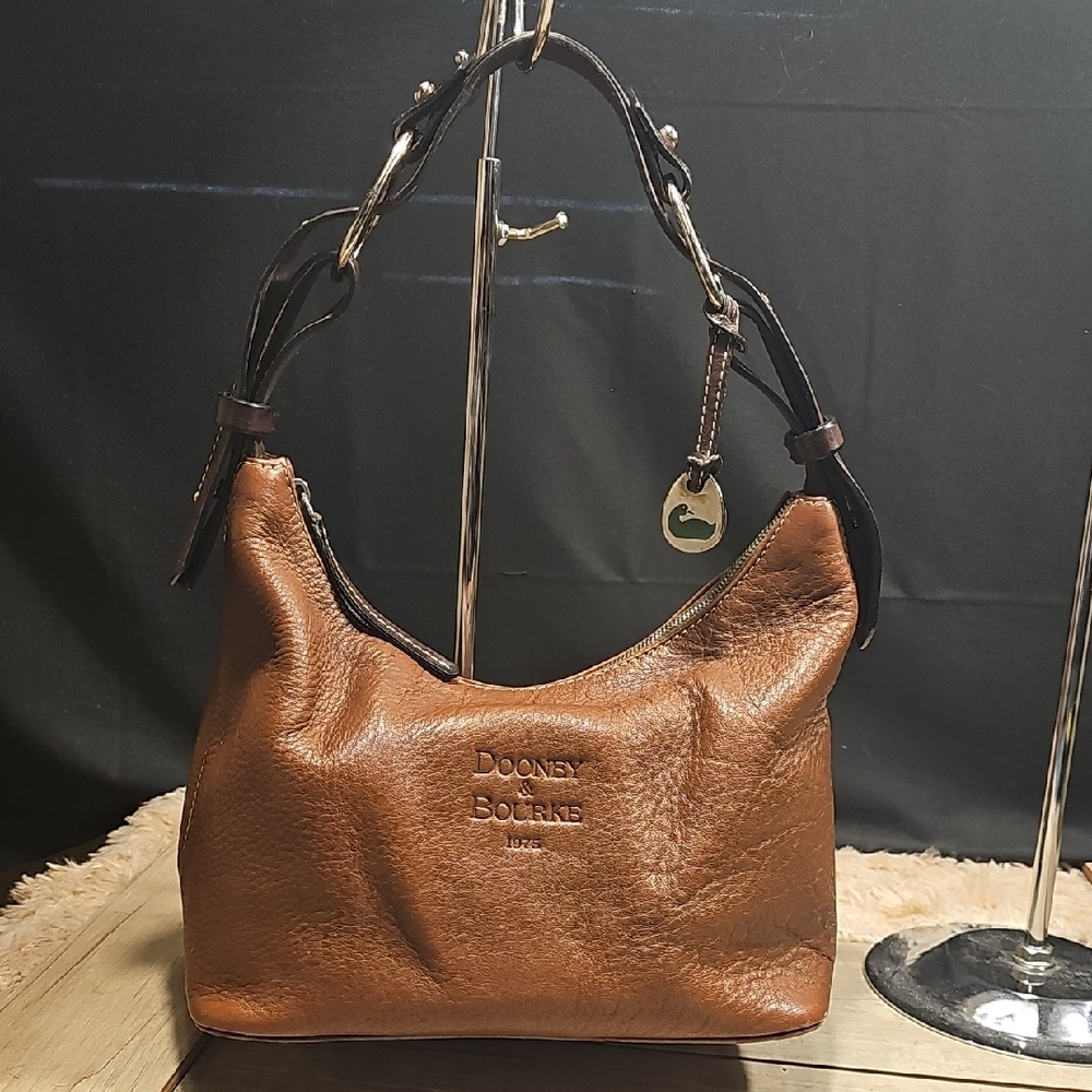 Dooney & Bourke Brown Leather Shoulder Bag